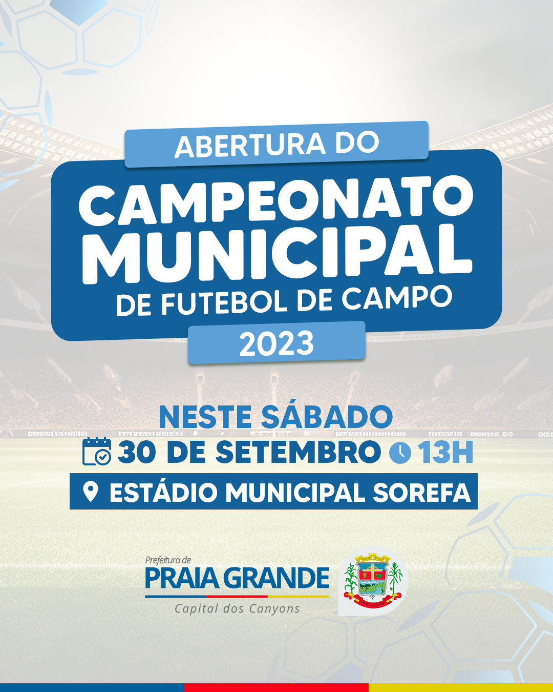 Final do Campeonato Municipal de Campo 2023 de Seara é realizada